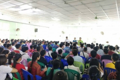 บรรยากาศการเซ็นสัญญาแรงงานพม่า