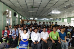 บรรยากาศการเซ็นสัญญาแรงงานพม่า