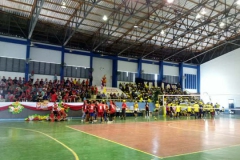 บรรยากาศการแข่งขันวอลเลย์บอล