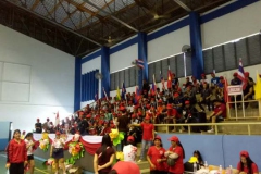 บรรยากาศการแข่งขันวอลเลย์บอล