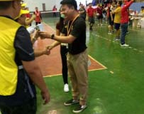 บรรยากาศการแข่งขันวอลเลย์บอล