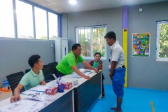 "ตรวจความผิดปกติของร่ายกาย และตรวจสมัครภาพร่างกาย"