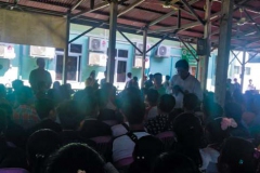 ภาพบรรยากาศการเซ็นสัญญาคนงานพม่า