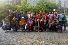 บรรยากาศคนงานกัมพูชาเตรียมตัวออกด่าน