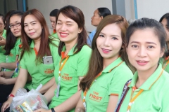 ภาพบรรยากาศก่อนเริ่มพิธีเปิดสำนักงานใหม่