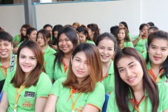 ภาพบรรยากาศก่อนเริ่มพิธีเปิดสำนักงานใหม่