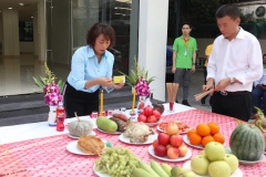 ภาพบรรยากาศ ผู้บริหาร บจน.เดอะ เฟิร์ส กูด แมน กรุ๊ป เริ่มทำพิธีเปิดสำนักงานใหม่