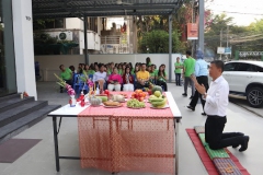 ภาพบรรยากาศ ผู้บริหาร บจน.เดอะ เฟิร์ส กูด แมน กรุ๊ป เริ่มทำพิธีเปิดสำนักงานใหม่