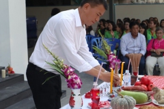ภาพบรรยากาศ ผู้บริหาร บจน.เดอะ เฟิร์ส กูด แมน กรุ๊ป เริ่มทำพิธีเปิดสำนักงานใหม่