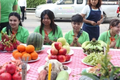 ภาพบรรยากาศ พนักงานร่วมทำพิธีเปิดสำนักงานใหม่ บจน.เดอะ เฟิร์ส กูด แมน กรุ๊ป