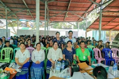 บรรยากาศการเซ็นสัญญาคนงานพม่า
