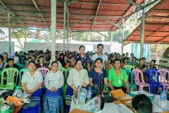 บรรยากาศการเซ็นสัญญาคนงานพม่า