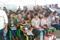 บรรยากาศการเซ็นสัญญแรงงานพม่า