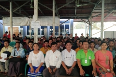 บรรยากาศการเซ็นสัญญแรงงานพม่า