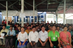 บรรยากาศการเซ็นสัญญแรงงานพม่า
